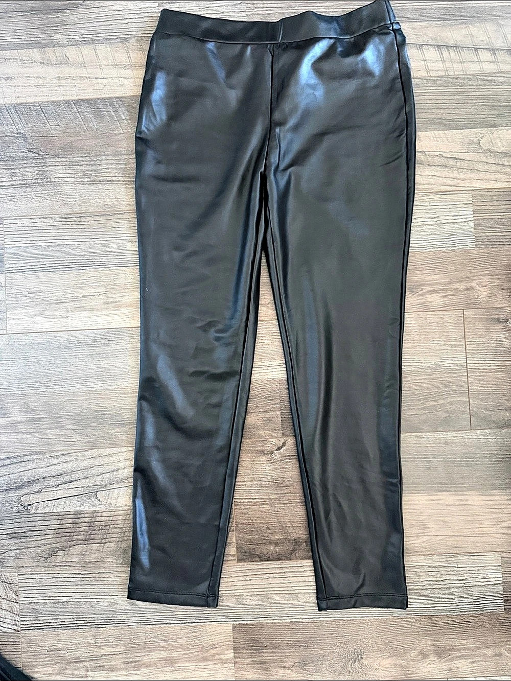 AYLA Faux Leather Leggings